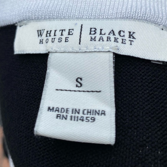 Black and White Sweater Dress - Picture 5 of 5